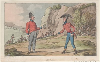 Half Rations, fra The Military Adventures of Johnny Newcome, 1815., 1815. af Thomas Rowlandson
