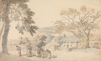 Høstmaskinerne tager af sted af Thomas Rowlandson