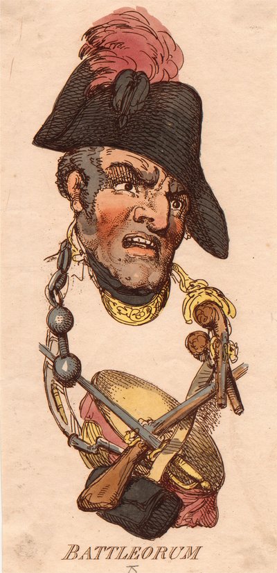 Hovedpersoner: Battleorum af Thomas Rowlandson
