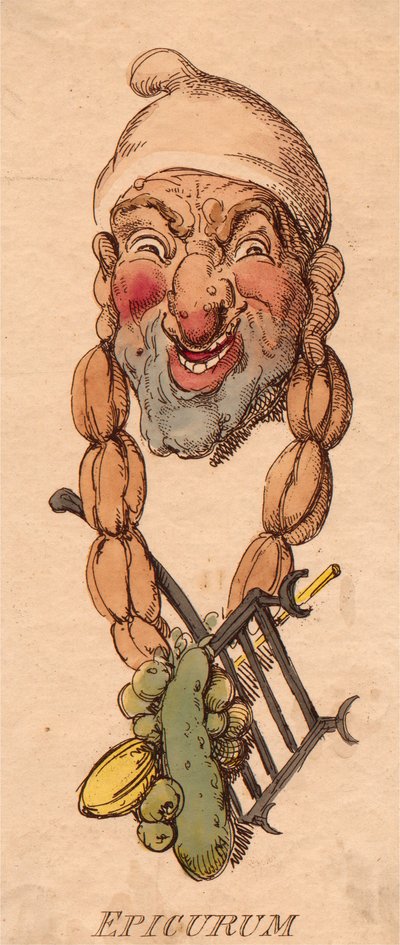 Overskrifter:  Epicurum af Thomas Rowlandson