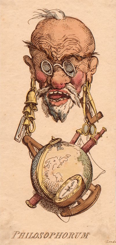 Hoveder: Af filosofferne af Thomas Rowlandson