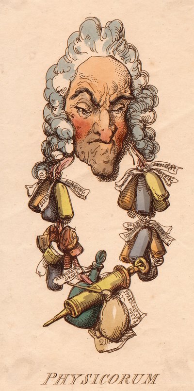 Overskrifter: Physicorum af Thomas Rowlandson