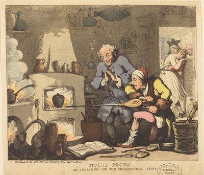 Hokus Pokus, eller Søgning efter De Vises Sten af Thomas Rowlandson