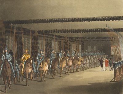 Horse Armoury, Tower of London, 1. november 1809., 1. november 1809 af Thomas Rowlandson