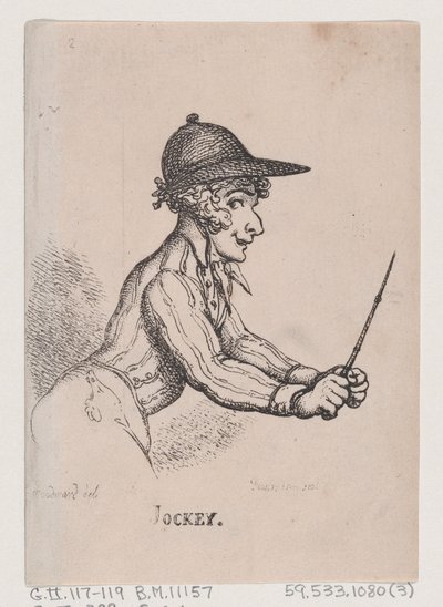 Jockey, april 1808., april 1808. af Thomas Rowlandson