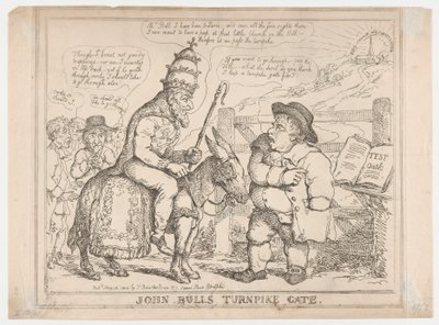John Bulls vejafgiftsport af Thomas Rowlandson