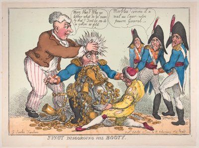 Junot Disgorging His Booty, 17. oktober 1808., 17. oktober 1808. af Thomas Rowlandson