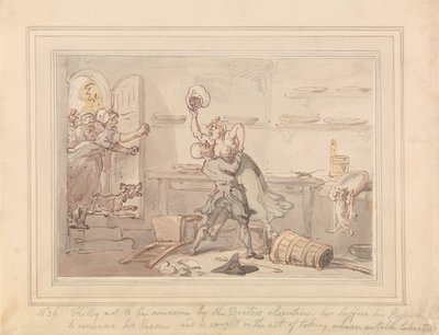Kitty Overcome af Thomas Rowlandson