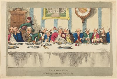 Dagens ret af Thomas Rowlandson