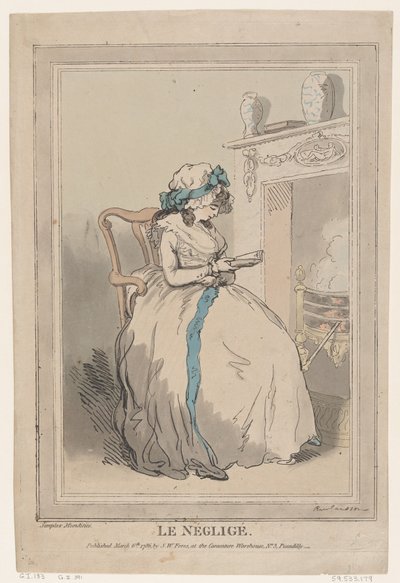 The Negligee, 6. marts 1786., 6. marts 1786. af Thomas Rowlandson