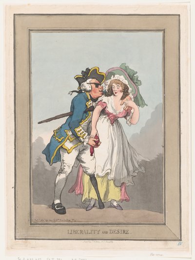 Liberality and Desire, 29. november 1788., 29. november 1788. af Thomas Rowlandson
