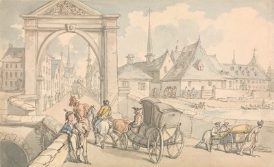 Limburg, Belgien af Thomas Rowlandson