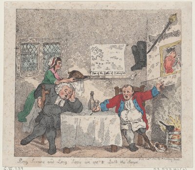 Lange prædikener og lange belejringer er egnede til at lulle sanserne, 11. februar 1783., 11. februar 1783. af Thomas Rowlandson