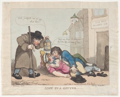 Kærlighed i Tagrenden, 8. juli 1800., 8. juli 1800. af Thomas Rowlandson