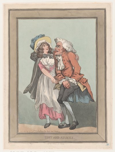 Lyst og grådighed, 29. november 1788., 29. november 1788. af Thomas Rowlandson