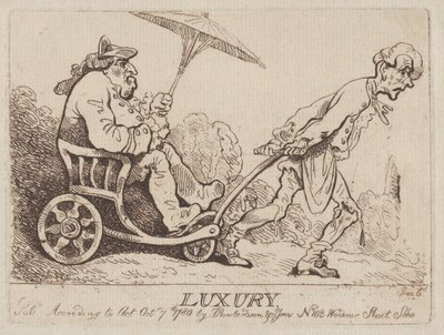 Luksus, 7. oktober 1780., 7. oktober 1780. af Thomas Rowlandson