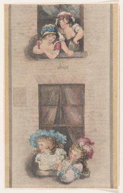 Tjenestepiger og elskerinder, 1. december 1791., 1. december 1791. af Thomas Rowlandson