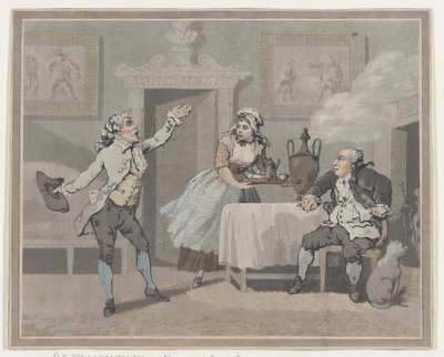 Bestyrer & Spouter, 1. juli 1802., 1. juli 1802. af Thomas Rowlandson