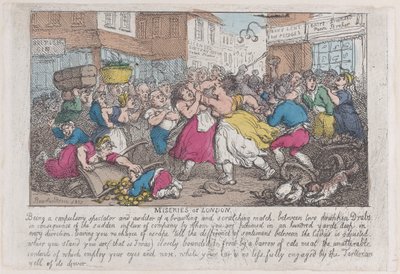 Miseries of London, 1807-08., 1807-08. af Thomas Rowlandson