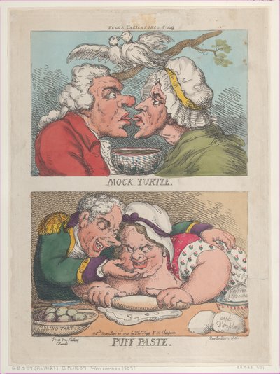 Mock Turtle, Puff Paste, 20. november 1810., 20. november 1810. af Thomas Rowlandson