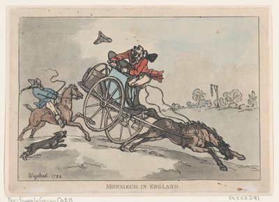 Monsieur i England, 1788., 1788. af Thomas Rowlandson