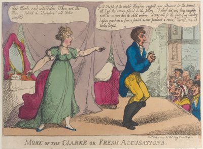 Flere af Clarke eller Fresh Accusations, 14. juli 1809., 14. juli 1809. af Thomas Rowlandson