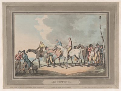 Montering [Bjerget], 1. januar 1799., 1. januar 1799. af Thomas Rowlandson