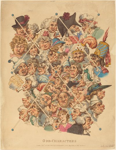 Ulige-karakterer af Thomas Rowlandson