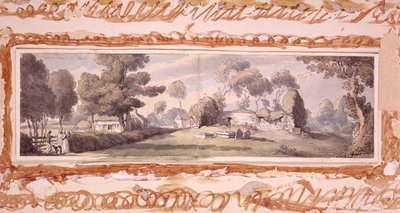 Old Church, Newtown, Isle of Wight af Thomas Rowlandson