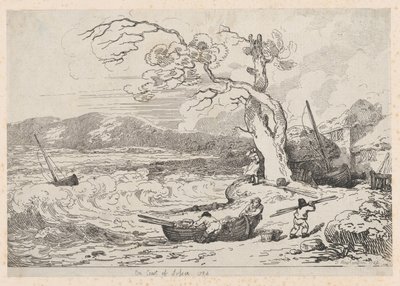 På kysten af Sussex, 1784-85., 1784-85. af Thomas Rowlandson