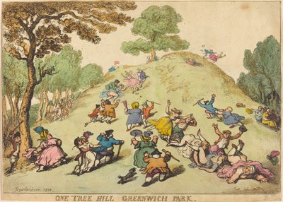 One Tree Hill, Greenwich Park af Thomas Rowlandson