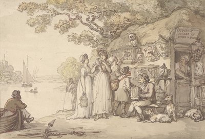 Pidcock, forhandler af fugle og dyr af Thomas Rowlandson