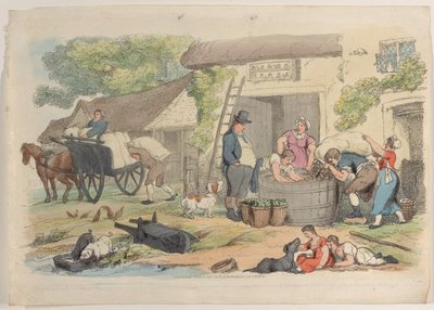 Tavle 16, fra World in Miniature, 1816., 1816. af Thomas Rowlandson