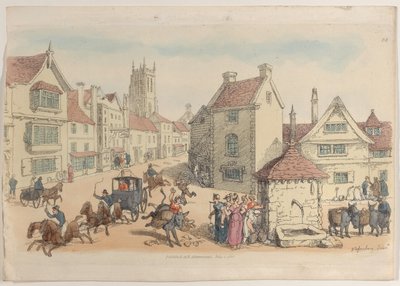 Tavle 24, fra World in Miniature, 1816., 1816. af Thomas Rowlandson