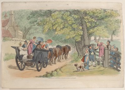 Plade 33, fra World in Miniature, 1816., 1816. af Thomas Rowlandson