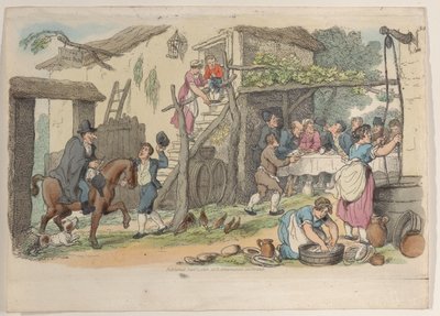 Plade 34, fra World in Miniature, 1816., 1816. af Thomas Rowlandson