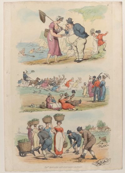Plade 8, fra World in Miniature, 1816., 1816. af Thomas Rowlandson