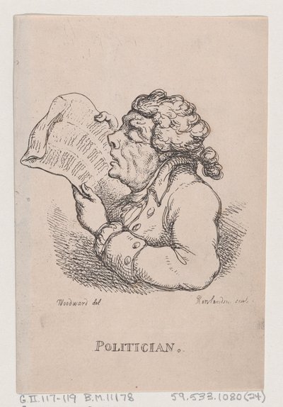 Politiker, april 1808., april 1808. af Thomas Rowlandson