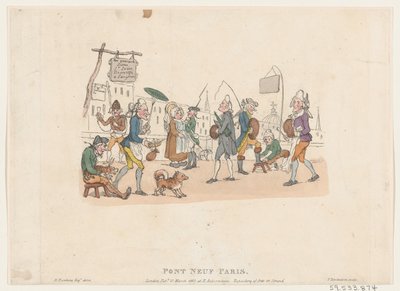 Pont Neuf, Paris, 1. maj 1803., 1. maj 1803. af Thomas Rowlandson