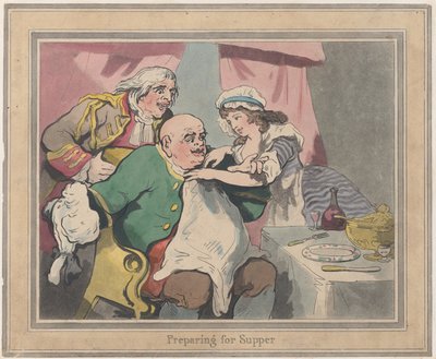 Forberedelse til nadver, 22. oktober 1789., 22. oktober 1789. af Thomas Rowlandson