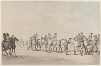 Forberedelse til løbet af Thomas Rowlandson