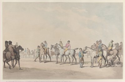 Forberedelse til løbet, 1804., 1804. af Thomas Rowlandson