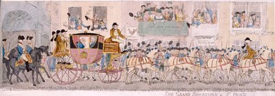 Procession af kong George III og dronning Charlotte til St Paul