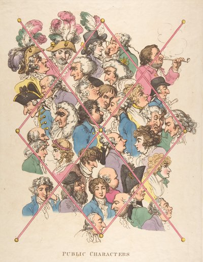 Offentlige karakterer, 1. april 1801., 1. april 1801. af Thomas Rowlandson