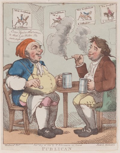 Publican, 30. august 1799., 30. august 1799. af Thomas Rowlandson