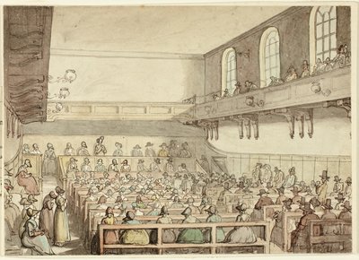 Kvækernes møde af Thomas Rowlandson
