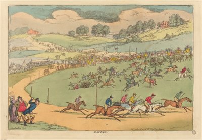 Racing af Thomas Rowlandson
