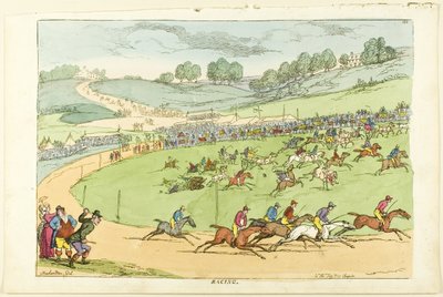 Racing af Thomas Rowlandson