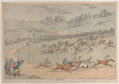 Racing, 20. oktober 1811., 20. oktober 1811. af Thomas Rowlandson