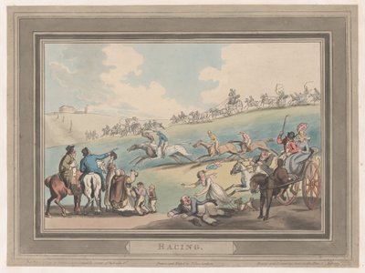 Racing [The Start], 1. januar 1799., 1. januar 1799. af Thomas Rowlandson